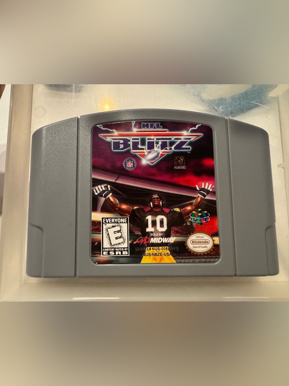 NFL Blitz N64 Game Cartridge with case - Reprint
